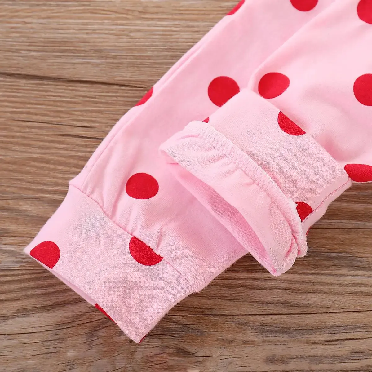 Baby Girl 0-18 Months Casual Polka Dot Outfit