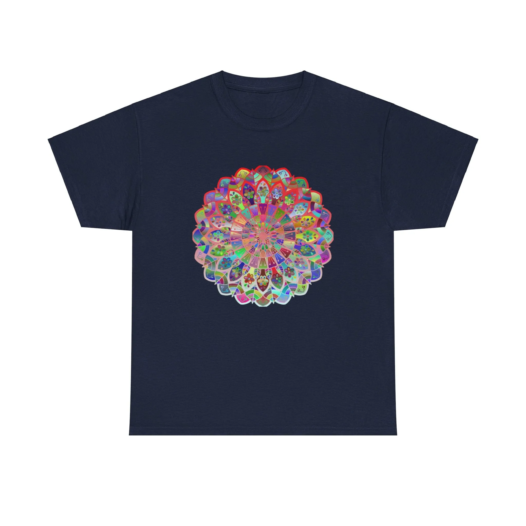 Mandala Art Yoga Mindfulness Tee - Unisex Cotton